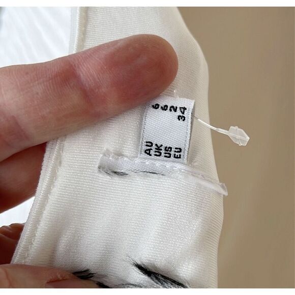 Princess Polly IGNITE MINI DRESS WHITE Nwot Size 2 - Picture 5 of 9